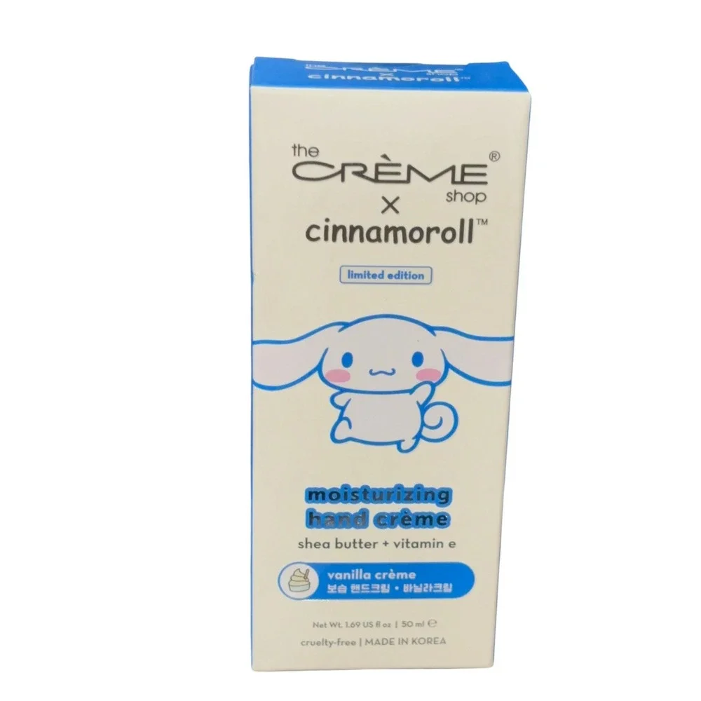 The Creme Shop x Cinnamoroll Moisturizing Hand Creme Vanilla Creme 1.69oz NIB